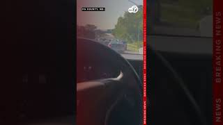 Driver captures Virginia amber alert suspect crash aftermath in Maryland breakingnews [upl. by Felic]