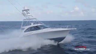 Hatteras 45 Express Test 2016 By BoatTestcom [upl. by Solracsiul782]