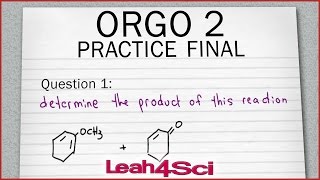 Orgo 2 Practice Exam Q1 Diels Alder Example with Cylic Reactants [upl. by Rhoads42]