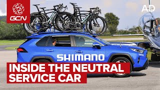 Inside The Tour Of Flanders  Riding Shotgun With Shimano’s Neutral Service [upl. by Roxy]