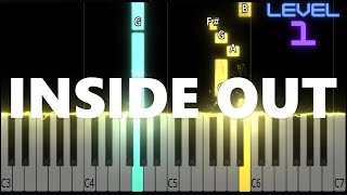 Bundle of Joy  Inside Out  EASY Piano Tutorial [upl. by Repip]