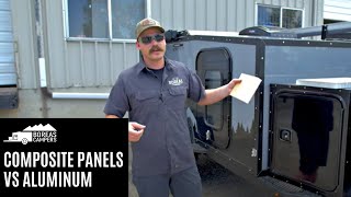 Composite Panels vs Aluminum on a Camper Trailer [upl. by Lamond]