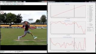 Cricket Centre of Mass in Quintic Biomechanics V26 [upl. by Rhetta]