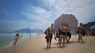 Arpoador amp Ipanema Beach Walk in Rio de Janeiro Brazil [upl. by Filippo]