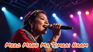 NEW NEPALI SONG 2024  Mero Mann Ma Timrai Naam [upl. by Milks798]