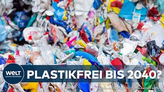 KAMPF GEGEN PLASTIKMÜLL Neues Gesetz in Straßburg  EU will bis 2040 weniger Verpackungsmüll [upl. by Rodolph671]