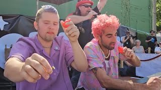 Chilli Eating Contest 2 of 5  Berlin Chili Fest 2024 [upl. by Marjie]