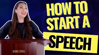 How to Start a Speech The Best and Worst Speech Openers [upl. by Schuler767]