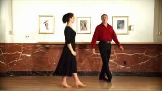 Foxtrot  Left Turn  Virtual Ballroom Lessons [upl. by Cerelia]