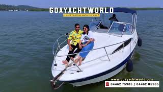 Private Family Fun time on private yacht in Goa with Goayachtword  Drone Videography Available [upl. by Stoat]