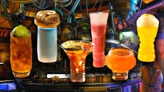 Ogas Cantina Drinks amp Sweets at Star Wars Galaxys Edge [upl. by Asiulairam]