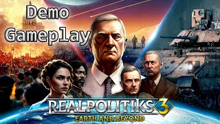 Realpolitiks 3 Earth and Beyond Demo [upl. by Asylla]