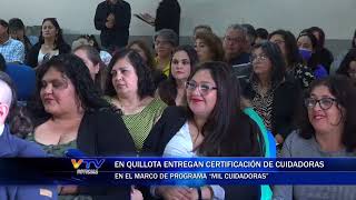 En Quillota entregan certificación de cuidadoras en el marco de programa “Mil Cuidadoras” [upl. by Yves]