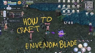 How To Craft Envenom Blade The Ragnarok Assassin Gameplay [upl. by John]