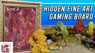 Creating a Realistic Terrain Wargaming Board Hidden Inside Modern Art [upl. by Liemaj13]