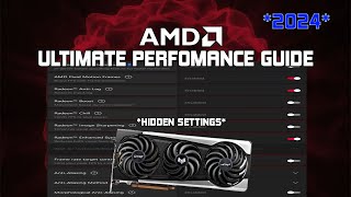 Optimize your AMD Radeon Settings for Gaming amp Perfomance Ultimate Guide [upl. by Nawram]