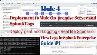 Mule 4  Deployment amp Logging  Real Life Scenario  Part1  Log in Splunk Enterprise amp Mule Server [upl. by Ennaharas]