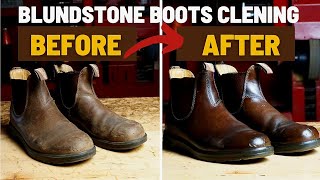 Blundstone Boot Cleaning Made Simple  Full Tutorial [upl. by Dnaletak130]