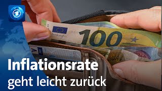 Inflationsrate in Deutschland Leichte Abschwächung im Juni [upl. by Naamann162]