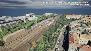 Siemensbahn Reaktivierung – Visualisierung des Bahnhofs Jungfernheide [upl. by Noda107]