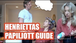 PAPILJOTT TUTORIAL  och få bästa svallet  volym 💖 [upl. by Eelydnarb]