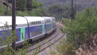 27 TRAINS ET TGV DANS LE SUD  V  part 2  HD [upl. by Amehsyt]