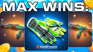 MAX WIN on Hellcase Hellcase Promo Code 2024  Hellcase case opening [upl. by Akitan]