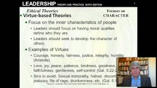 Leadership Ethics Northouse 6e Chpt 16 [upl. by Kcarb]