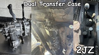 2jz Dual Transfer case install on a 4Runner SAS 4runner Build part 5 [upl. by Cyd]