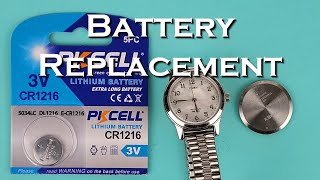 How To Change The Battery On Your Timex Watch  Timex Battery Change [upl. by Holton]