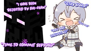 Suisei  Scared of Endermans【Hololive  Hoshimati Suisei】 [upl. by Yro]