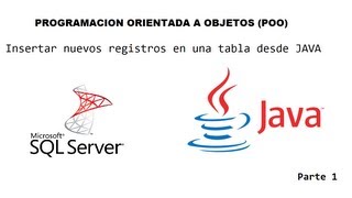 Insertar nuevo registro en una tabla de base de datos SQL en JAVA  1 [upl. by Annahc480]