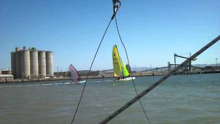 Windsurfer Vs Catamaran [upl. by Gherardo]