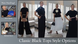 New Handbags amp Banana Republic Black Top Style Options [upl. by Elletse]