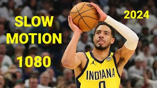 Tyrese Haliburton Shooting Form Slow Motion 20232024 1080HD Part 1 [upl. by Chloras756]