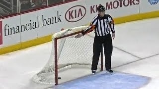 Patrick Kane scores own goal in emptynet [upl. by Adnuahsor]