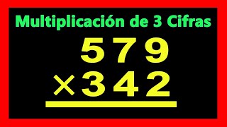 ✅👉 Multiplicaciones de 3 cifras Arriba y 3 cifras Abajo [upl. by Ecinom738]