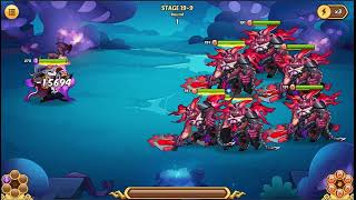 Campaign  Stage  19  Hell  Sara Forest  Idle Heroes  S1014  Power of Phorcys [upl. by Akihsar]