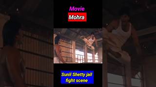 Sunil Shetty jail fight scene  shorts  Mohra movie fight scene [upl. by Idyh]