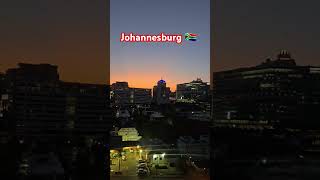 Johannesburg is so peaceful at night southafrica africa travel [upl. by Ardnek]