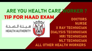 Tips for the HAAD Exam for all Healthcare Workers [upl. by Isidor]