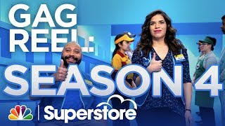 Season 4 Bloopers  Superstore Digital Exclusive [upl. by Ainitsirc]