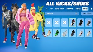 NEW Fortnite Shoes on Collab Skins [upl. by Norved]