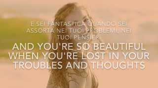 Albachiara  English  Italian lyrics [upl. by Lillian]