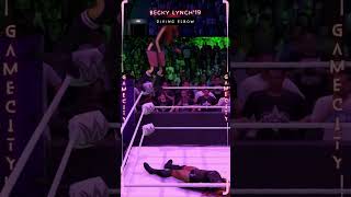 Becky Lynch19 delivers Diving Elbow Drop but Evaded wwe2k24 [upl. by Yeliac]