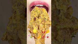 ASMR KOREAN CHEESE CHICKEN BBURINGKLE 뿌링클 먹방 sped up [upl. by Ecadnak]