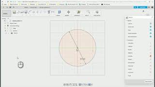 Hide Dimensions in a sketch  Fusion 360 online editor only [upl. by Aerdnaxela]