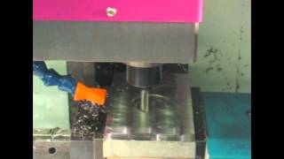 Boxford 300VMCi Mill  Steel Machining [upl. by Atteuqaj]