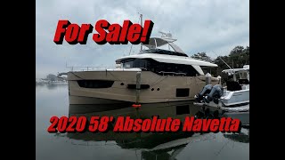 For Sale 2020 58 Absolute Navetta [upl. by Avram]