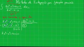 frações parciais quando o numerador tem grau maior que o denominador [upl. by Odlanyer]